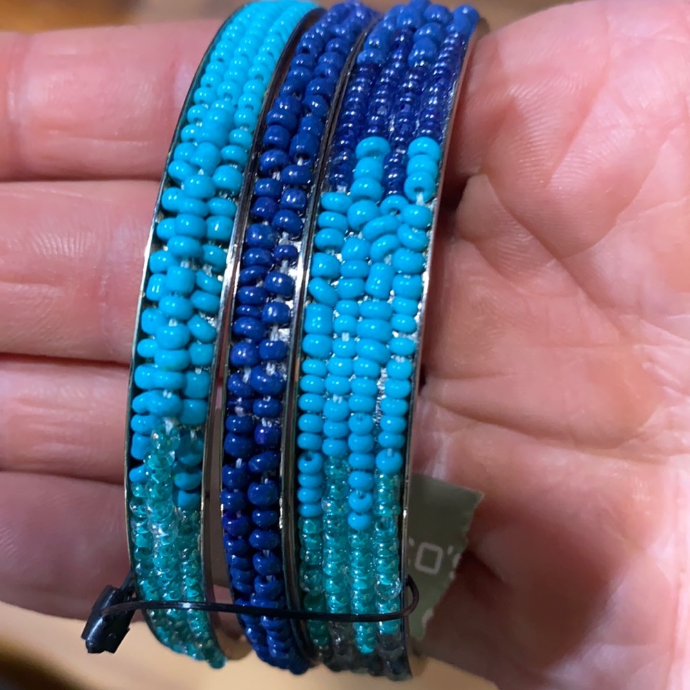 Chico’s- 3 Beaded Bracelets Brand New